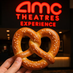 Blockbuster Gala: Theatre rental + Bavarian Legend Pretzel for 20 Guests